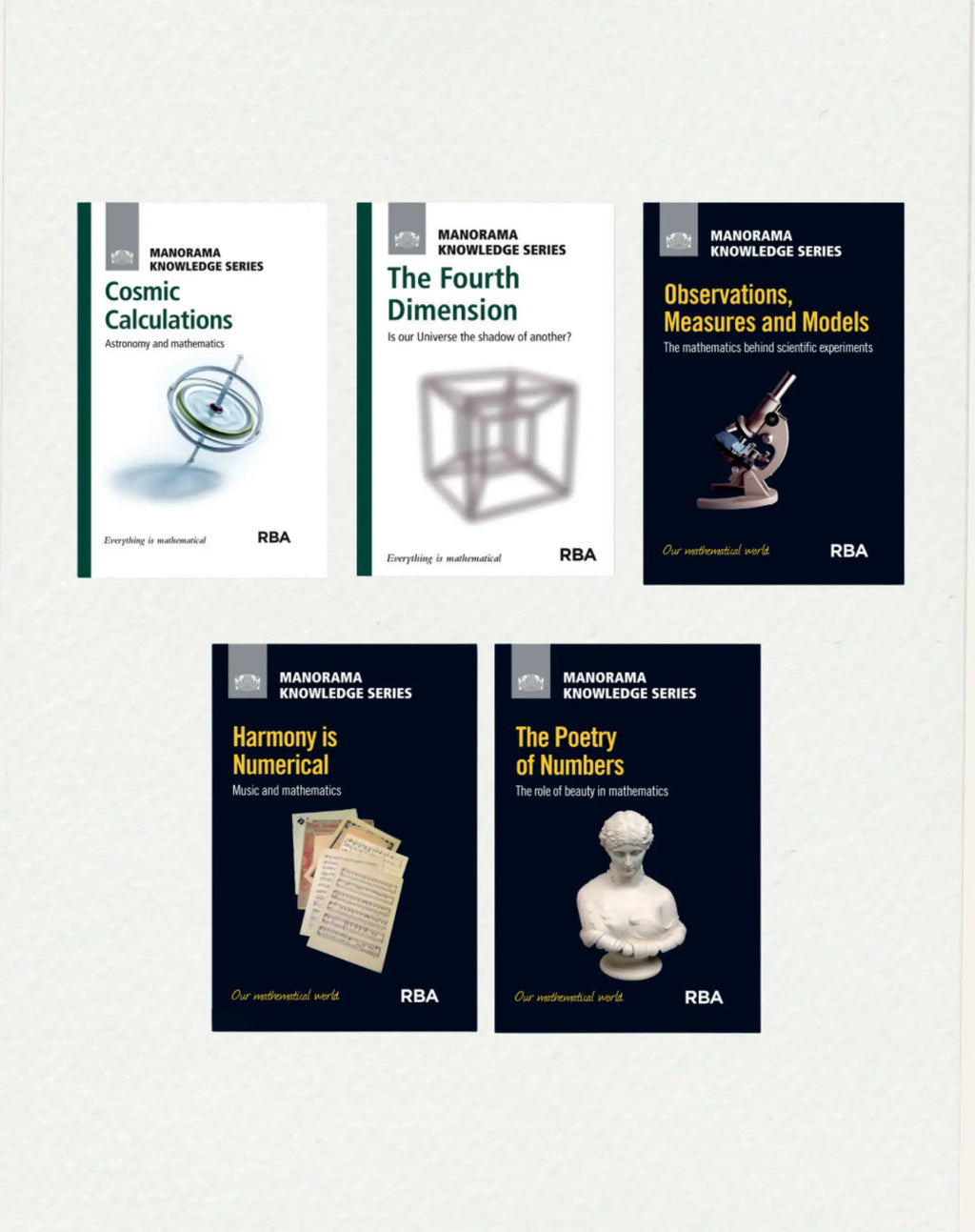 The Intelligent Universe set of 5 books on space dimensions and mathematics