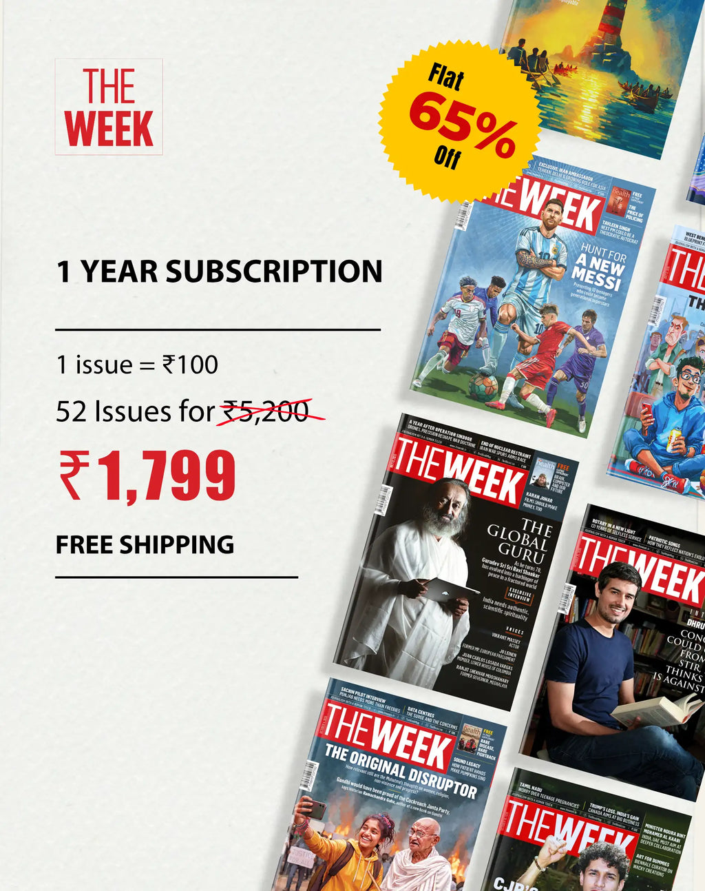 The Week Magazine Subscription – 1 Year (52 Issues, English)