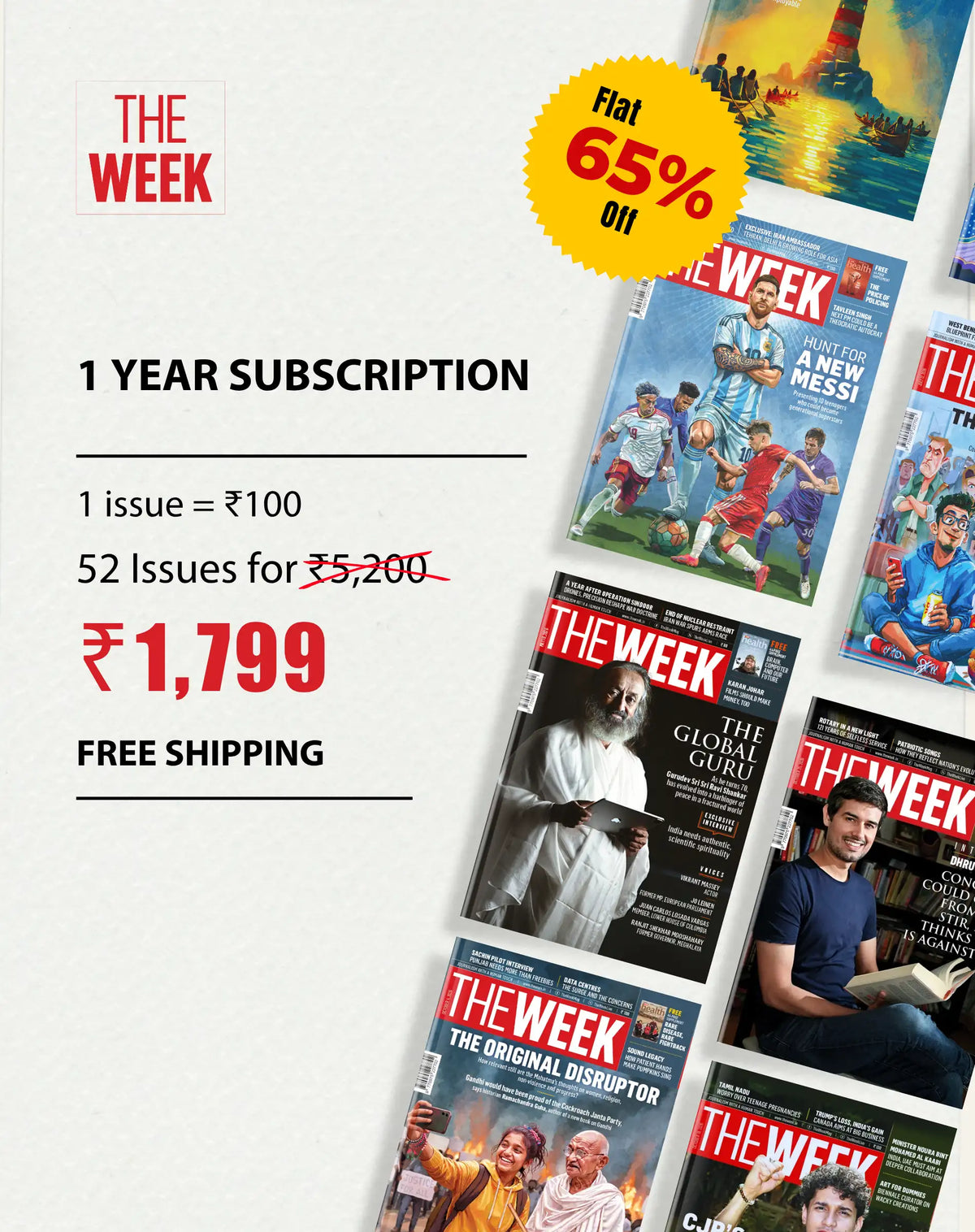 The Week Magazine Subscription – 1 Year (52 Issues, English)