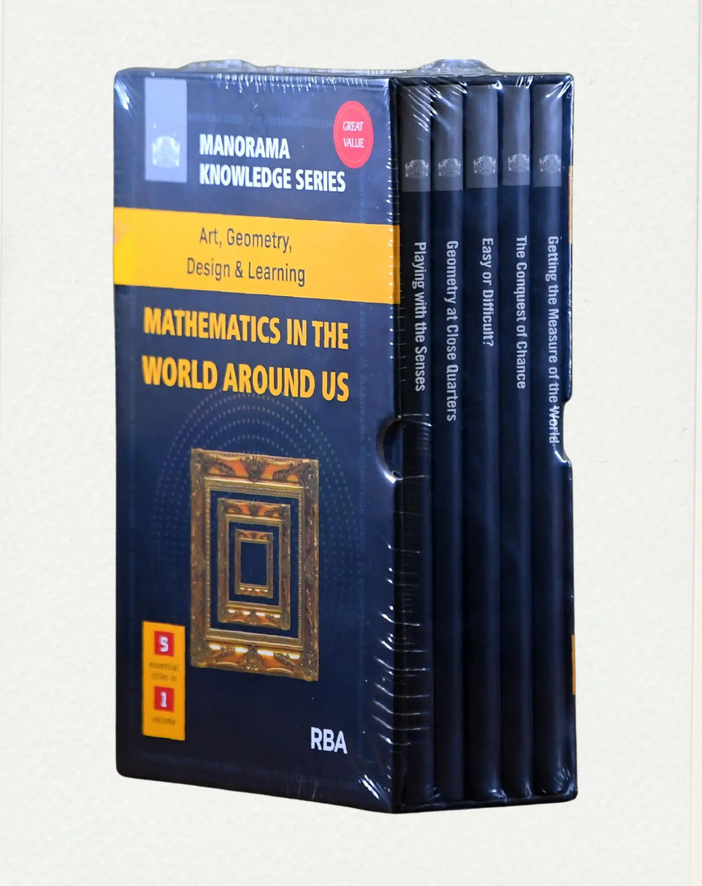 Manorama Knowledge Series Mathematics in the World Around Us 5-volume book collection