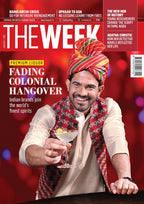 The Week Magazine January 2026 cover featuring Indian premium liquor story highlighting the rise of Indian-made spirits and cultural confidence